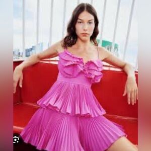 Acler NWT | Griffith Ruffle Mini Dress | 10